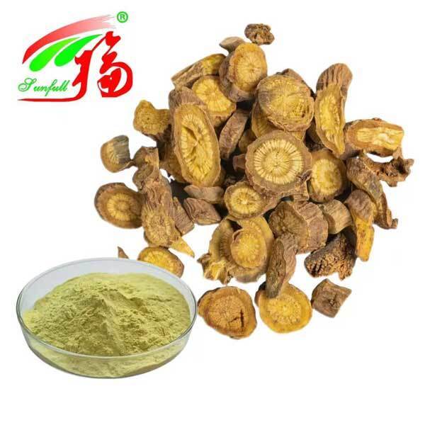 Ingrédients de soins de santé 10% à 95% Baicalin Baicalin poudre Scutellaria baicalensis Georgi Extrait Radix Scutellariae Extrait Baïkal Skullcap Extrait