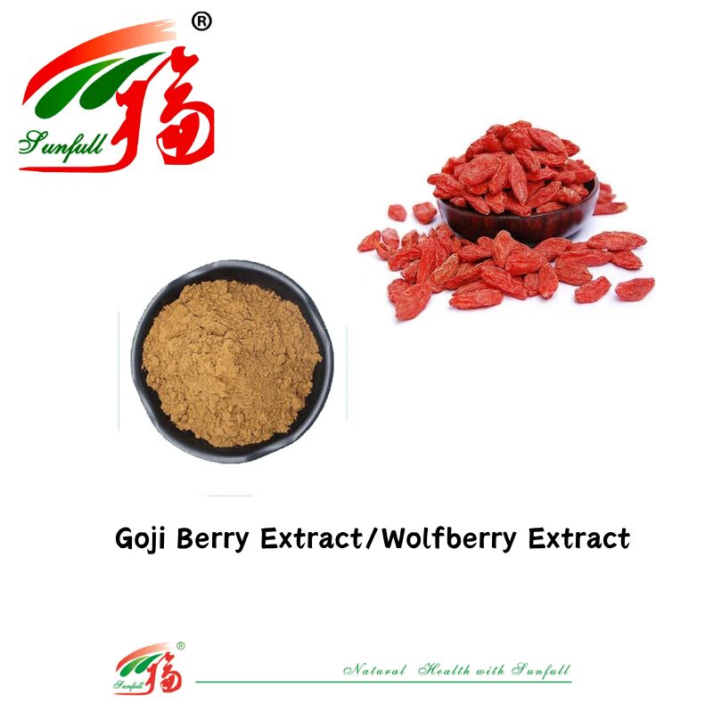 Compléments alimentaires chinois naturels Anthocyanine 1-25 % Polysaccharides 10 %-50 % Extrait de Lycium Barbarum Extrait de Goji/Extrait de Baie de Goji