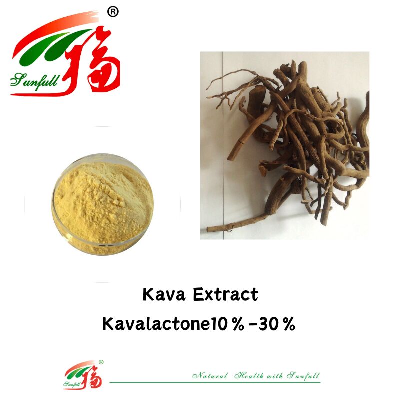 Hunan Sunfull Meilleur prix Suppléments nutritionnels ISO/Kosher Kavalactones 10%-30% Poudre d'extrait de kava pour supplément